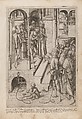 Album with Twelve Engravings of The Passion, a Woodcut of Christ as the Man of Sorrows, and a Metalcut of St. Jerome in Penitence, Israhel van Meckenem (German, Meckenem ca. 1440/45–1503 Bocholt), Engravings, two touched with gold;  woodcut, hand-colored; metalcut, hand-colored; manuscript in dark brown ink with red, and blue initials and flourishes; bound in blind-stamped leather.