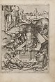 Album with Twelve Engravings of The Passion, a Woodcut of Christ as the Man of Sorrows, and a Metalcut of St. Jerome in Penitence, Israhel van Meckenem (German, Meckenem ca. 1440/45–1503 Bocholt), Engravings, two touched with gold;  woodcut, hand-colored; metalcut, hand-colored; manuscript in dark brown ink with red, and blue initials and flourishes; bound in blind-stamped leather.