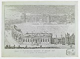Russian Palaces and Gardens, After drawings by Mikhail Makhaev (Russian, 1716–1770), Engraving, along with leather album