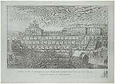Russian Palaces and Gardens, After drawings by Mikhail Makhaev (Russian, 1716–1770), Engraving, along with leather album
