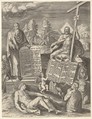 Allegory of the Salvation of Mankind from "Allegory of the Resurrection and the Salvation," a pair, Hieronymus (Jerome) Wierix Netherlandish, Engraving