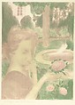 Le bouquet matinal, les larmes, from "Amour", Maurice Denis  French, Color lithograph