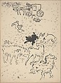The Dogs, Pierre Bonnard  French, Lithograph