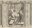 Frontispice to Theatre Italien, Claude Gillot (French, Langres 1673–1722 Paris), Etching; second state
