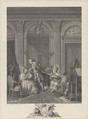 Le Billet Doux, Nicolas de Launay French, Etching and engraving