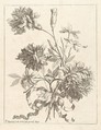 [Small Bouquets Tied With A Ribbon], Jean-Baptiste Monnoyer (French, Lille 1636–1699 London), Engraving