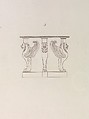 Household Furniture and Interior Decoration, Thomas Hope (British (born Holland), Amsterdam 1769–1831 London), Engraving and etching