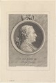 Portrait of David Garrick, Charles Nicolas Cochin II  French, Etching