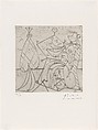 Surrealist Figures on the Beach, Pablo Picasso  Spanish, Soft-ground etching