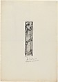 Sculptured Bust on a Pedestal, Pablo Picasso  Spanish, Etching, aquatint, and drypoint