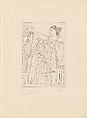 Oath of Women, from Lysistrata by Aristophanes, Pablo Picasso  Spanish, Etching