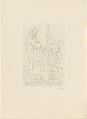 Two Old Men and a Sailboat , from Lysistrata by Aristophanes, Pablo Picasso  Spanish, Etching