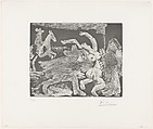 Cèlestine, Abduction, from 347 Suite, Pablo Picasso  Spanish, Aquatint