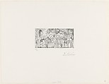 At the Circus: The Strong Man, from 347 Suite, Pablo Picasso  Spanish, Etching