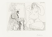 Seated Female Nude, from 347 Suite, Pablo Picasso  Spanish, Etching