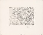 Raphael and the Fornarina XII, from 347 Suite, Pablo Picasso  Spanish, Etching