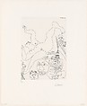 Television: Gymnastics with Spectators, 347 Suite, Pablo Picasso  Spanish, Etching