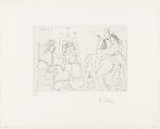 Raphael and the Fornarina X, from 347 Suite, Pablo Picasso  Spanish, Etching