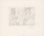 Raphael and the Fornarina XVII, from 347 Suite, Pablo Picasso  Spanish, Etching