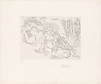 Raphael et the Fornarina XX, from Suite 347, Pablo Picasso  Spanish, Etching