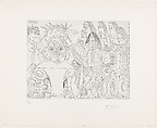 The Bust of a Dead Painter Crowned by the Academy, from 347 Suite, Pablo Picasso  Spanish, Etching
