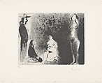 Landscape Painters with Two Nude Models, from 347 Suite, Pablo Picasso  Spanish, Aquatint