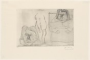 Honoré de Balzac, Pablo Picasso  Spanish, Etching