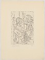 Accord between the Warriors of Sparta and Athens, from Lysistrata by Aristophanes, Pablo Picasso  Spanish, Etching