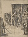 The Flagellation, with the Pavement, Gian Marco Cavalli (Italian, ca. 1454–after 1508, activity documented 1475–1508), Engraving