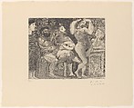At the Cabaret, Pablo Picasso  Spanish, Etching