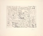 Fantasy, in the style of Fuseli's "Dream," with a Voyeur under the Bed, from 347 Suite, Pablo Picasso Spanish, Etching
