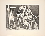 Painter and Model, from 347 Suite, Pablo Picasso  Spanish, Aquatint and etching