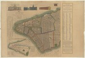 The City of New York: Longworth's Explanatory Map and Plan, David Longworth  American, Hand-colored engraving
