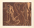Three Waking Women, Pablo Picasso  Spanish, Linoleum cut