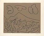 Bacchanal, Pablo Picasso  Spanish, Linoleum cut