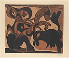 The Lance II, Pablo Picasso  Spanish, Linoleum cut