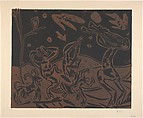 Nocturnal Dance with an Owl, Pablo Picasso  Spanish, Linoleum cut