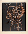 Bust of a Woman: Jacqueline, Pablo Picasso  Spanish, Linoleum cut