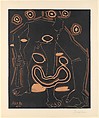 The Old Jester, Pablo Picasso  Spanish, Linoleum cut