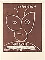 Vallauris Exhibition 1955, Pablo Picasso  Spanish, Linoleum cut