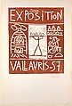 Vallauris Exhibition 1957, Pablo Picasso  Spanish, Linoleum cut