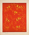 Bulls in Vallauris 1960, Pablo Picasso  Spanish, Linoleum cut