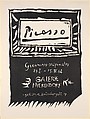"Picasso Original Prints Exhibition," Galerie Nierendorf, Berlin 1964, Pablo Picasso Spanish, Linoleum cut