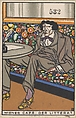 Viennese Café: The Man of Letters (Wiener Café: Der Litterat), Moriz Jung (Austrian (born Czechoslovakia) Moravia 1885–1915 Manilowa (Carpathians)), Color lithograph