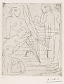 Bathing, Pablo Picasso (Spanish, Malaga 1881–1973 Mougins, France), Etching