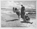 High Tide (from "Every Saturday," Vol. I, New Series), Winslow Homer American, Wood engraving