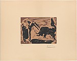 Banderillas, Pablo Picasso (Spanish, Malaga 1881–1973 Mougins, France), Linoleum cut