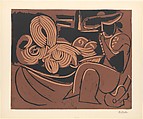 The Aubade with Sleeping Woman, Pablo Picasso  Spanish, Linoleum cut