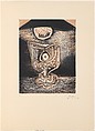 A Glass by Lamplight, Pablo Picasso (Spanish, Malaga 1881–1973 Mougins, France), Linoleum cut
