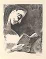 Jacqueline Reading, Pablo Picasso  Spanish, Lithograph